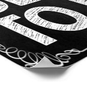 hart arbeiten und nettes Poster sein (Ecke)