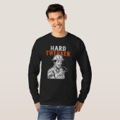 Hart arbeitender Bauarbeiter Wortspiel T-Shirt (Vorne ganz)