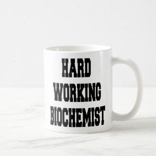 hart arbeitender Biochemiker Kaffeetasse