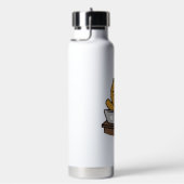 Hart arbeitender Ryan Kaffee Trinkflasche (rechts)