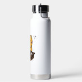Hart arbeitender Ryan Kaffee Trinkflasche (Links)
