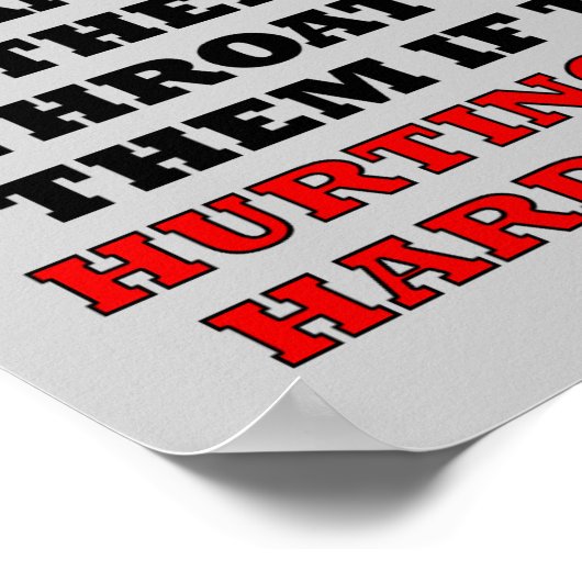 hart arbeitendes oder kaum arbeitendes lustiges Pl Poster (Ecke)