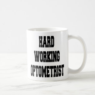 hart arbeitendes Optometriker Kaffeetasse