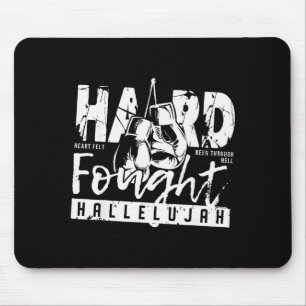 Hart erkämpftes Halleluja preise Jesus Bibelvers C Mousepad