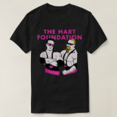 Hart Foundation-Wrestling T-Shirt (Design vorne)