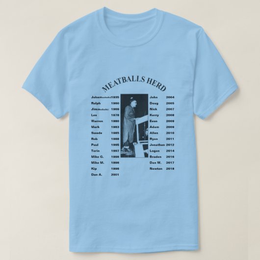 Hart-Gebirgsfleischklöschen-Shirt 2018 T-Shirt (Design vorne)