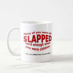 Hart genug geschlagen Lustiger Becher Kaffeetasse