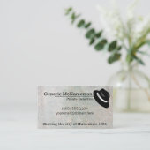 Hart gesotte kiesige Visitenkarte mit Kalender (Stehend Vorderseite)