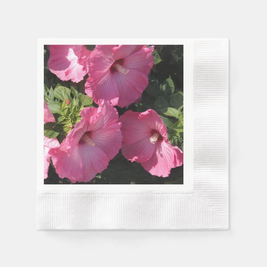 Hart Hibiskus Serviette (Vorderseite)