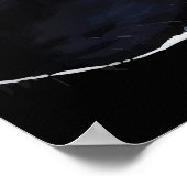 hart im Dunkeln arbeiten, um im Licht zu leuchten  Poster (Ecke)