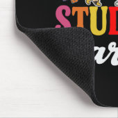 Hart im Studium | Süße Kawaii-Schulartikel Mousepad (Ecke)