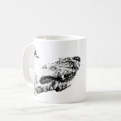 Hart in jedem Blick Kaffeetasse (Vorderseite Links)