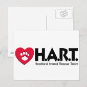HART Logo Postkarte (Vorne/Hinten)