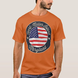 Hart-Miller Island - Patriotic Maryland Souvenir T T-Shirt