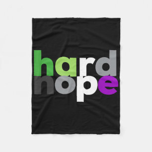 Hart Nein Aroace Pride Lgbtq, Lgbt Aro Ace Aromant Fleecedecke