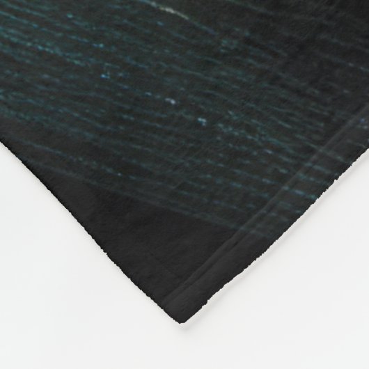 Hart Pastel Zeichne antikes Auto Fleecedecke (Ecke)