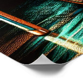 Hart Pastel Zeichne die riesenhaften hohen Absätze Poster (Ecke)