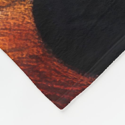 Hart Pastel Zeichnend Blätter für Herbst-Maple Fleecedecke (Ecke)