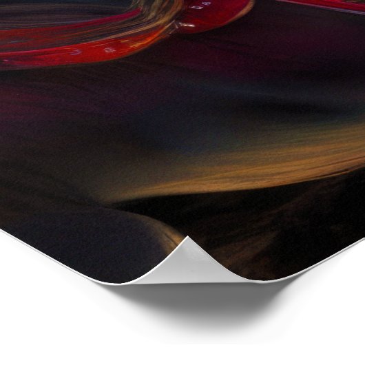 Hart Pastel Zeichnend Karussell Poster (Ecke)