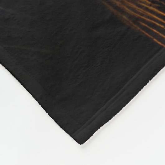 Hart Pastel Zeichnend Katze Fleecedecke (Ecke)