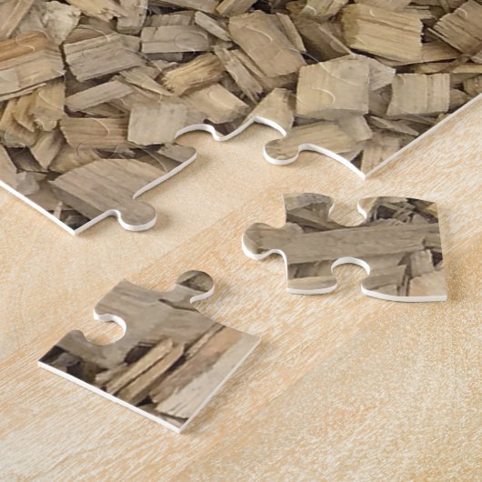 Hart prank Witz Holzspäne Hintergrund Puzzle (Seite)