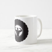 Hart trainieren kaffeetasse (VorderseiteRechts)