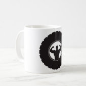 Hart trainieren kaffeetasse (Vorderseite Links)