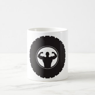 Hart trainieren kaffeetasse