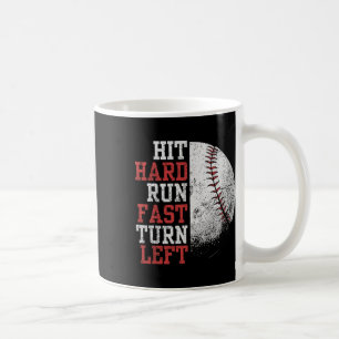 Hart treffen Schnell laufen Links abbiegen Lustig Kaffeetasse
