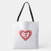 Hart voller Liebe Tasche (Vorderseite)
