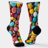 Hartbonbon-Besatzene Crew Socken (Gewinkelt)