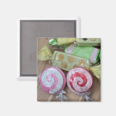 Hartbonbons Magnet (Vorderseite/Rückseite)