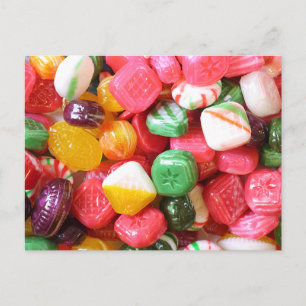 Hartbonbons-Postkarte Postkarte