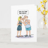 Harte Anhörung Vater Geburtstag Karte (Gelbe Blume)