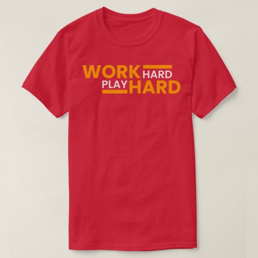 harte Arbeit 20 T-Shirt (Design vorne)