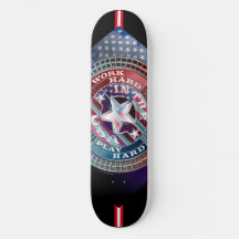 harte Arbeit auf dem US-Skateboard