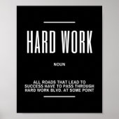 harte Arbeit blvd. Inspirationsangebot Poster (Vorne)