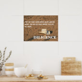 Harte Arbeit bringt dich nicht um (ich verspreche) Poster (Küche)