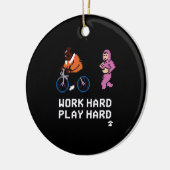 harte Arbeit - Cloud Nine Classic Keramik Ornament (Links)