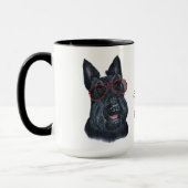Harte Arbeit für meinen schottischen Terrier Dog Tasse (Links)