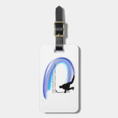 HARTE ARBEIT GEPÄCKANHÄNGER (Vorderseite vertikal)