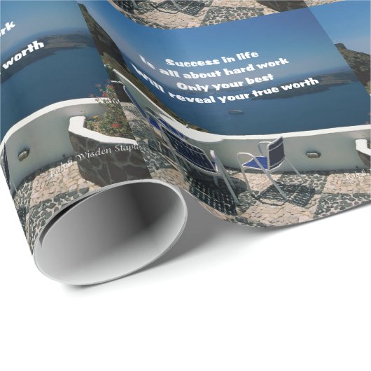 Harte Arbeit Geschenkpapier (Rolleneckpunkt)