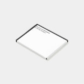 Harte Arbeit hat nie jemanden umgebracht Post-it Klebezettel (angewinkelt)