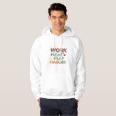 harte Arbeit Hoodie (Vorne ganz)
