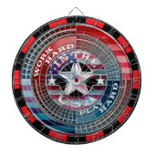 harte Arbeit im US-Dartboard Dartscheibe (vorne)