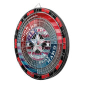 harte Arbeit im US-Dartboard Dartscheibe (Vorderseite rechts)