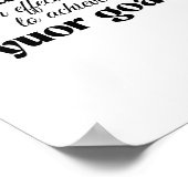 Harte Arbeit ist ein effektiver Weg, um Ihr Ziel z Poster (Ecke)