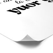 Harte Arbeit ist ein effektiver Weg, um Ihr Ziel z Poster (Ecke)