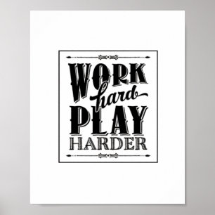 harte Arbeit ist so unerlässlich Poster