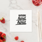 harte Arbeit ist so unerlässlich Serviette (Beispiel)
